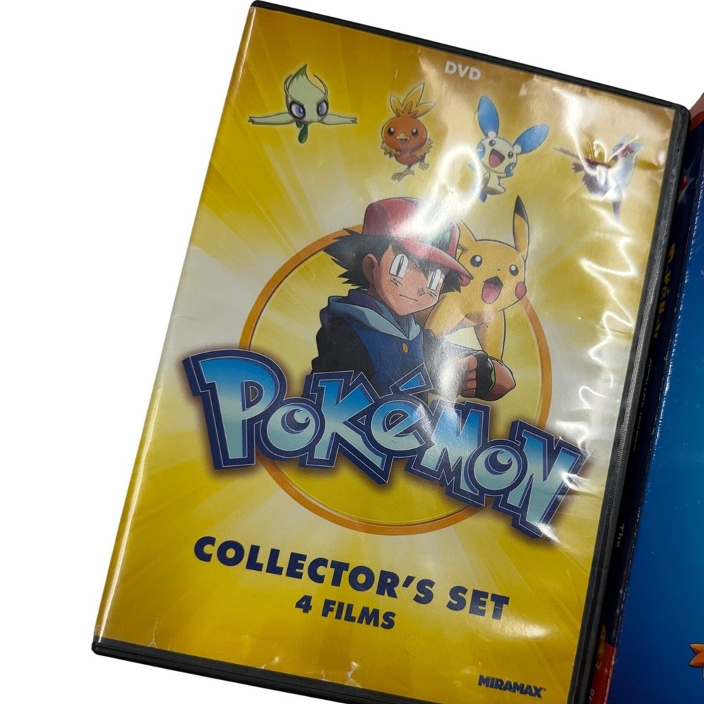 Pokemon Collector's Set 4 Films DVD